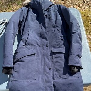 Women's Blue Parka Coat (New)